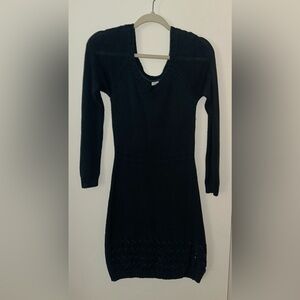 SOMEDAYS LOVIN Dark Teal Knit Sweater Dress